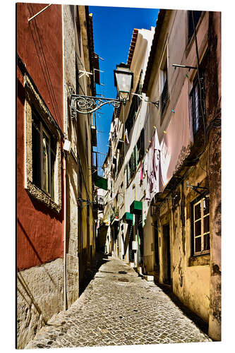 Stampa su alluminio Street in Lisbon