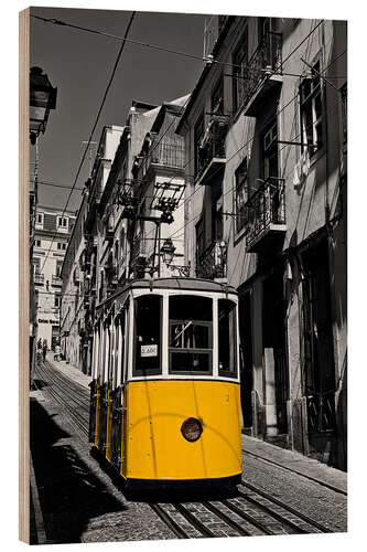 Quadro de madeira Elevador da Bica