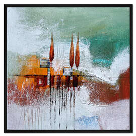 Gerahmter Kunstdruck Toskana I