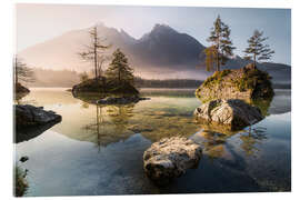 Acrylglasbild Hintersee Morgenstimmung