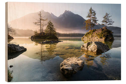 Quadro de madeira Hintersee German Alps