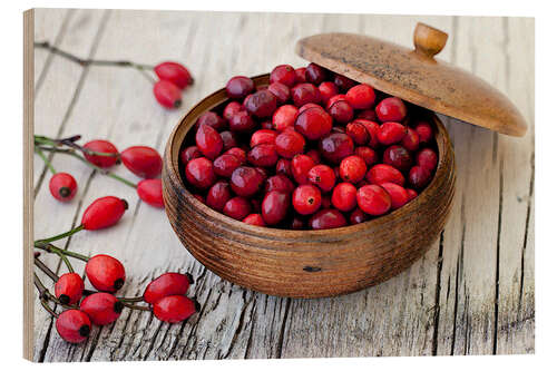 Cuadro de madera Cranberries