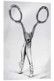 Acrylic print Scissors