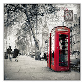 Plakat Postcard From London 01