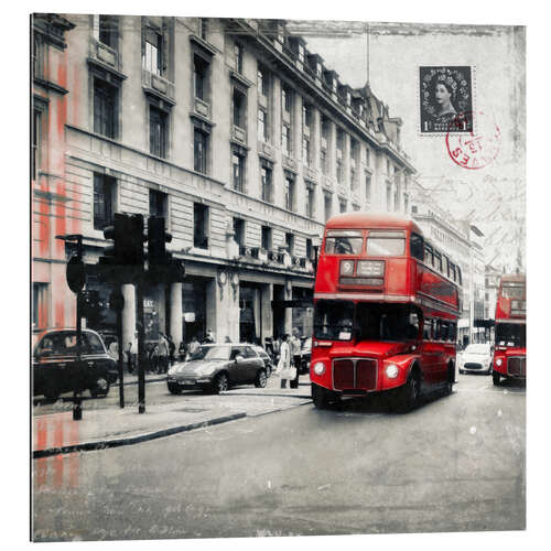 Quadro em plexi-alumínio Postcard From London | 03