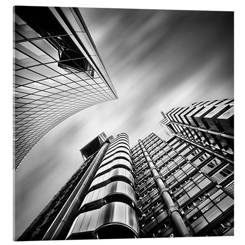 Quadro em acrílico Lloyds London | 01 (black/white)