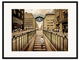 Gerahmter Kunstdruck Berlin Stadtmitte | 01