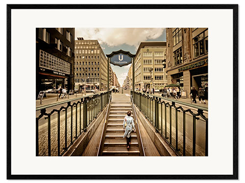 Kehystetty taidepainatus Berlin Urban Core | 01
