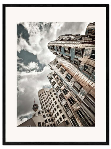 Framed art print Gehry Duesseldorf | 02