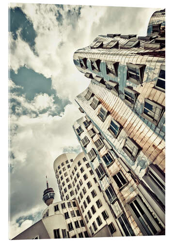 Acrylic print Gehry Duesseldorf | 02 (variant)