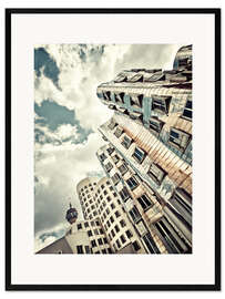 Impression artistique encadrée Gehry Düsseldorf 02