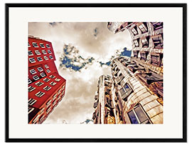 Impression artistique encadrée Gehry Duesseldorf | 05 (variant)