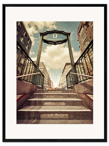 Framed art print Berlin Urban Core | 02