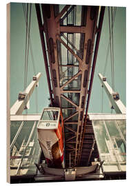 Cuadro de madera Overhead Railway