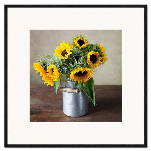 Framed art print Sunflowers 01