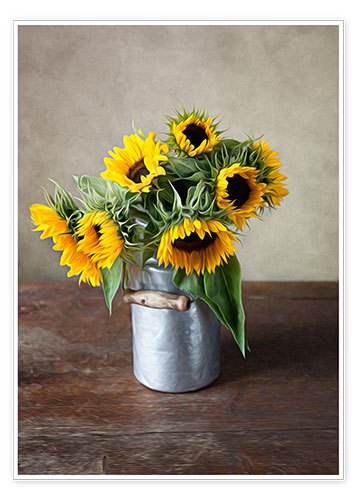 Poster Sonnenblumen 02