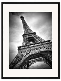 Gerahmter Kunstdruck Eiffelturm PARIS III