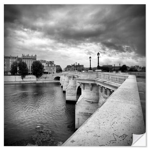 Selvklebende plakat Pont Neuf PARIS