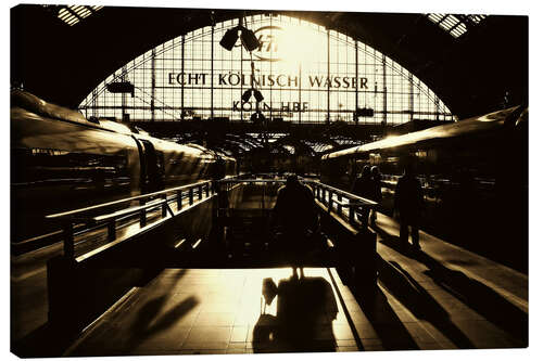 Tableau sur toile Gare de Cologne