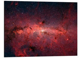 Aluminium print The center of the Milky Way