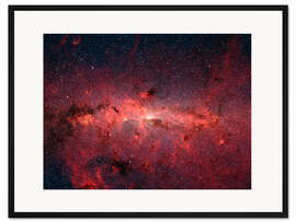Gerahmter Kunstdruck Das Zentrum der Milchstraße