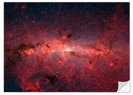 Selvklebende plakat The center of the Milky Way