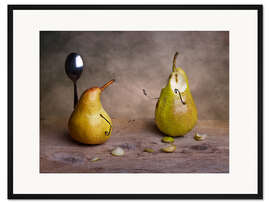 Gerahmter Kunstdruck Simple Things - Zwei Birnen