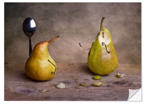 Selvklebende plakat Simple Things - Two Pears