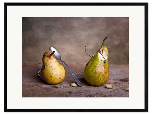 Ingelijste kunstdruk Simple Things - Pears
