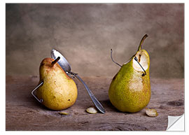 Selvklebende plakat Simple Things - Pears