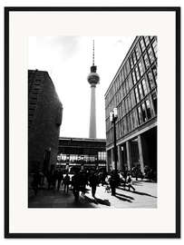 Gerahmter Kunstdruck Berlin Straßen
