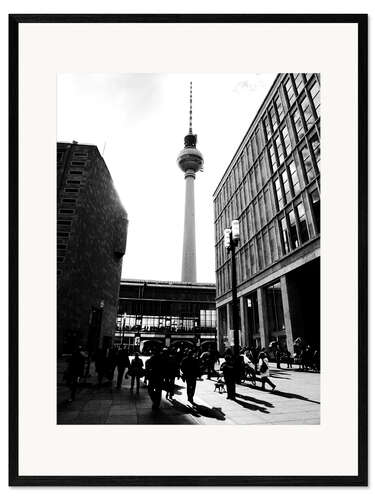 Framed art print Berlin street