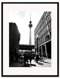 Framed art print Berlin street