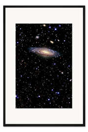 Gerahmter Kunstdruck Spiralgalaxie im Sternbild Pegasus