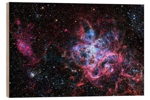 Wood print The Tarantula Nebula