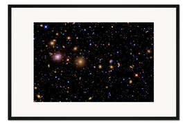 Gerahmter Kunstdruck Der Perseus-Galaxienhaufen