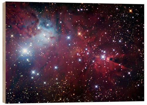 Quadro de madeira Cone Nebula Region