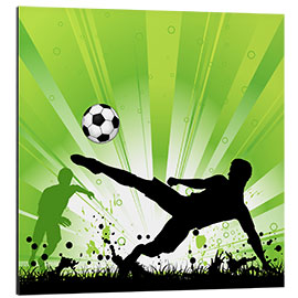 Alubild Fussballspieler - TAlex