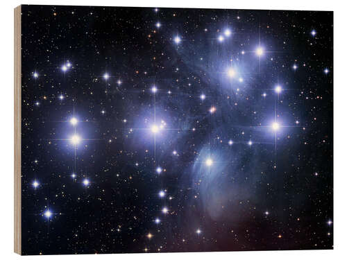 Wood print The Pleiades