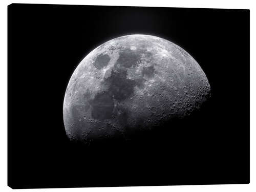 Canvas-taulu Waxing gibbous moon