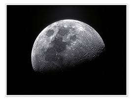 Wall print  Waxing gibbous moon - Roth Ritter