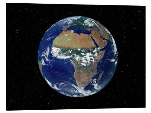 Cuadro de aluminio Earth - Africa and Europe