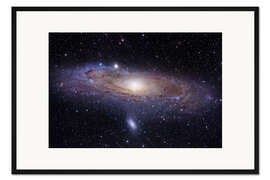 Gerahmter Kunstdruck Andromedagalaxie