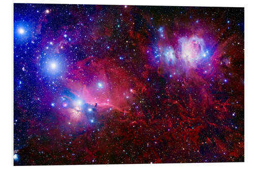 Foam board print The Belt Stars of Orion