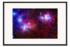 Gerahmter Kunstdruck Der Sternengürtel des Orion