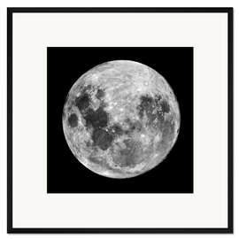 Gerahmter Kunstdruck Vollmond