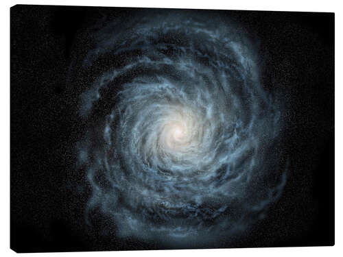 Stampa su tela face-on view of the Milky Way