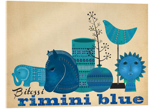 Acrylic print Bitossi Rimini Blue