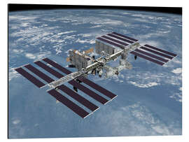 Aluminiumsbilde International space station ISS