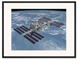Gerahmter Kunstdruck Internationalen Raumstation ISS